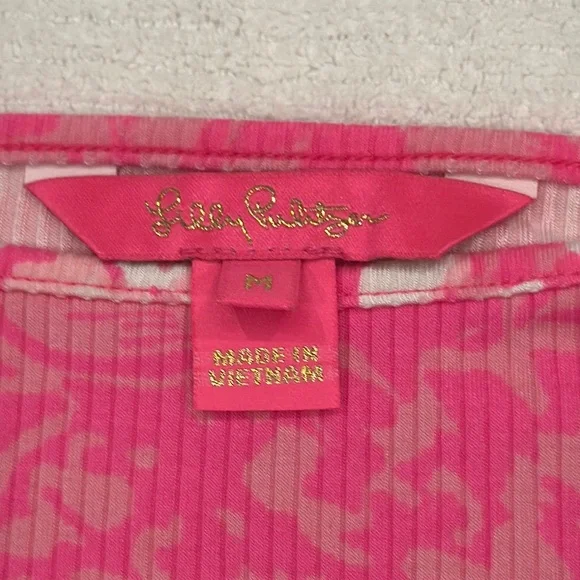 Lilly Pulitzer Pink Sheath Midi Dress Square Neck Sleeveless - Picture 7 of 10